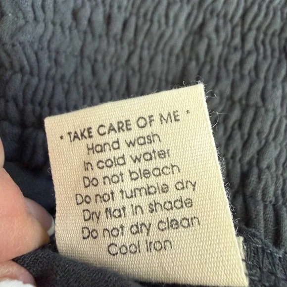 Nomad the Label Asana Cotton Wrap Pants Charcoal - Picture 14 of 16